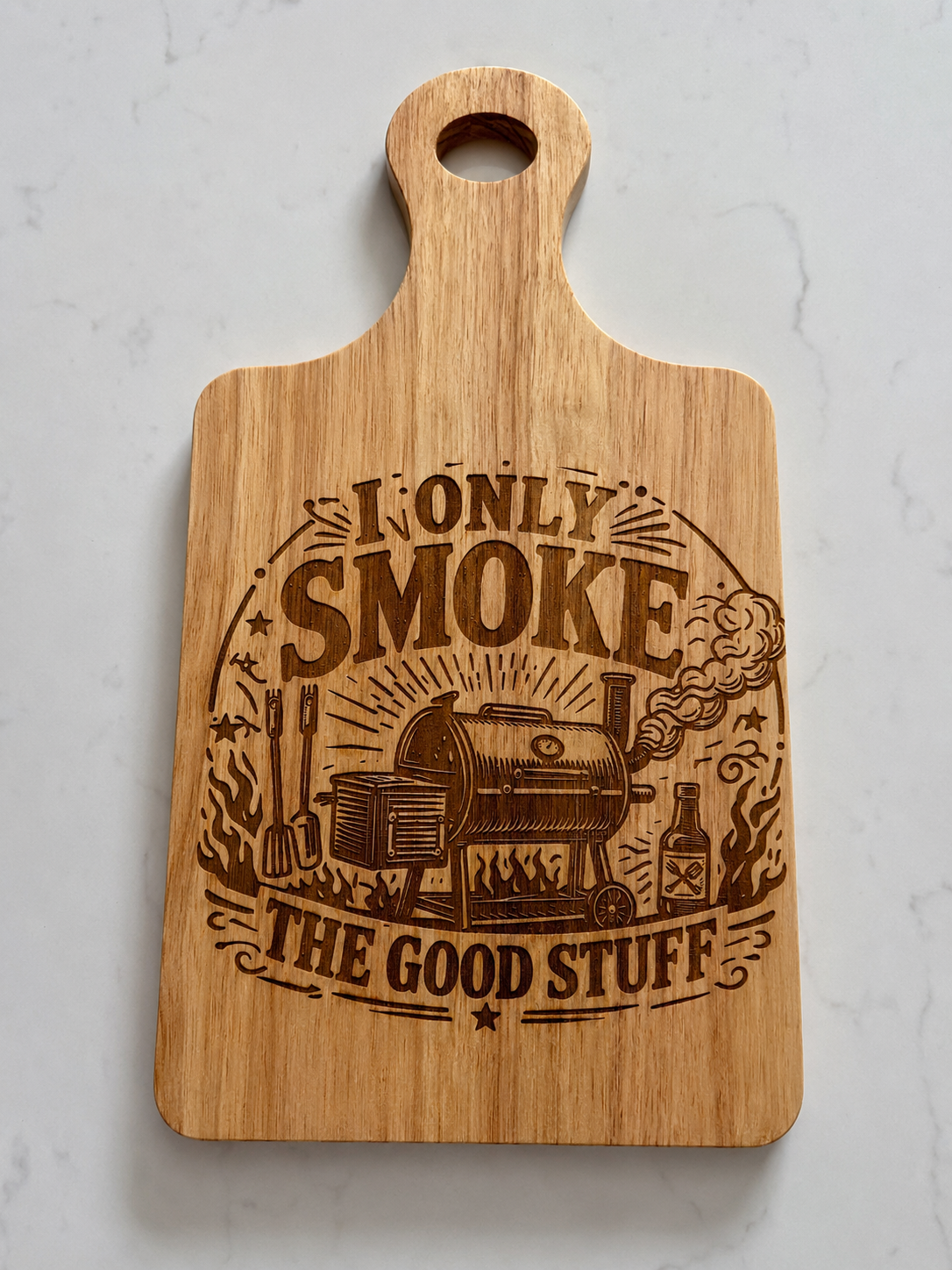 Hevea Wood Cutting/Charcuterie/Chopping Board - Personalised & Custom Engraving