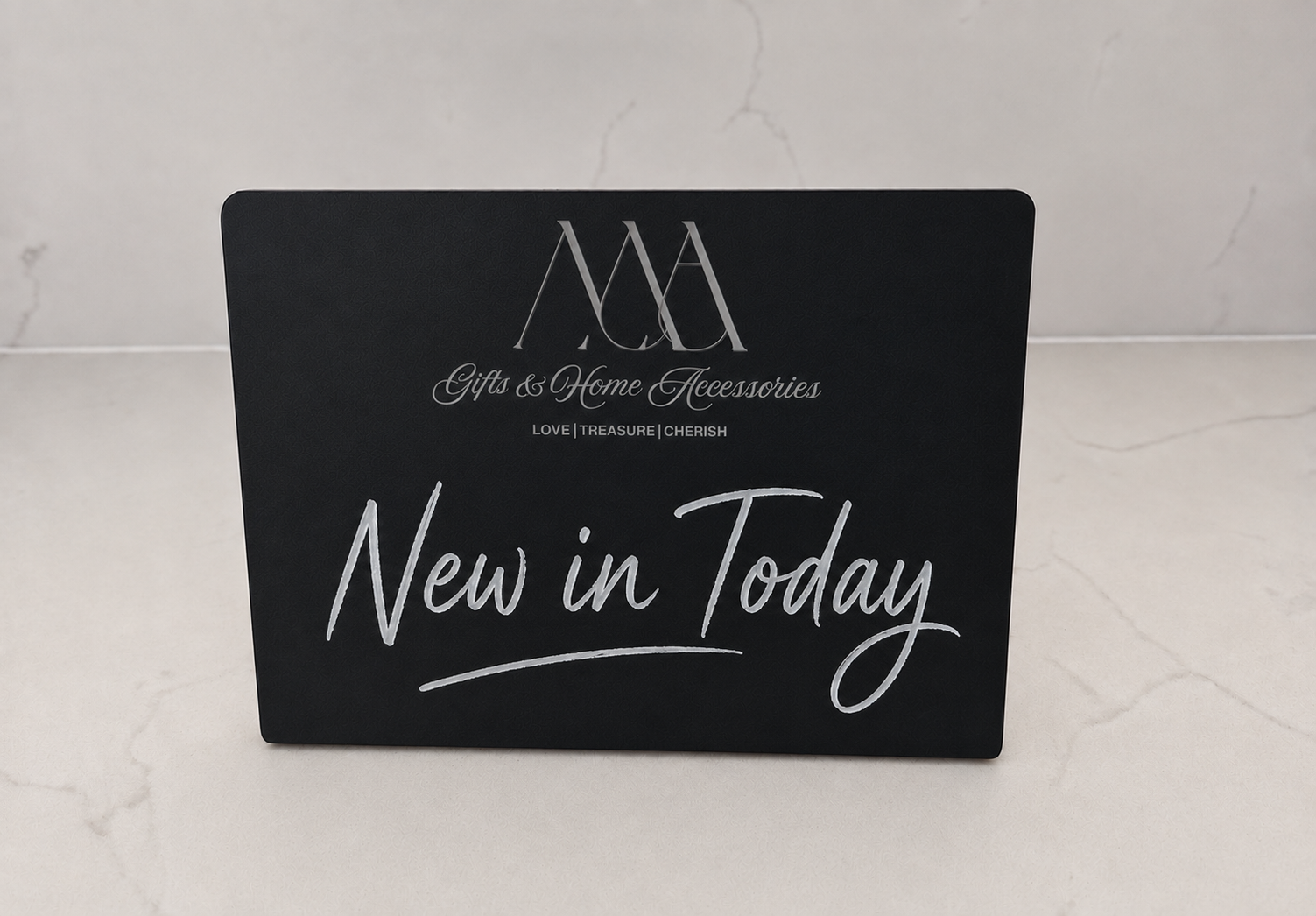 Custom Engraved L-Shaped Mini Display Signs/Food Labels