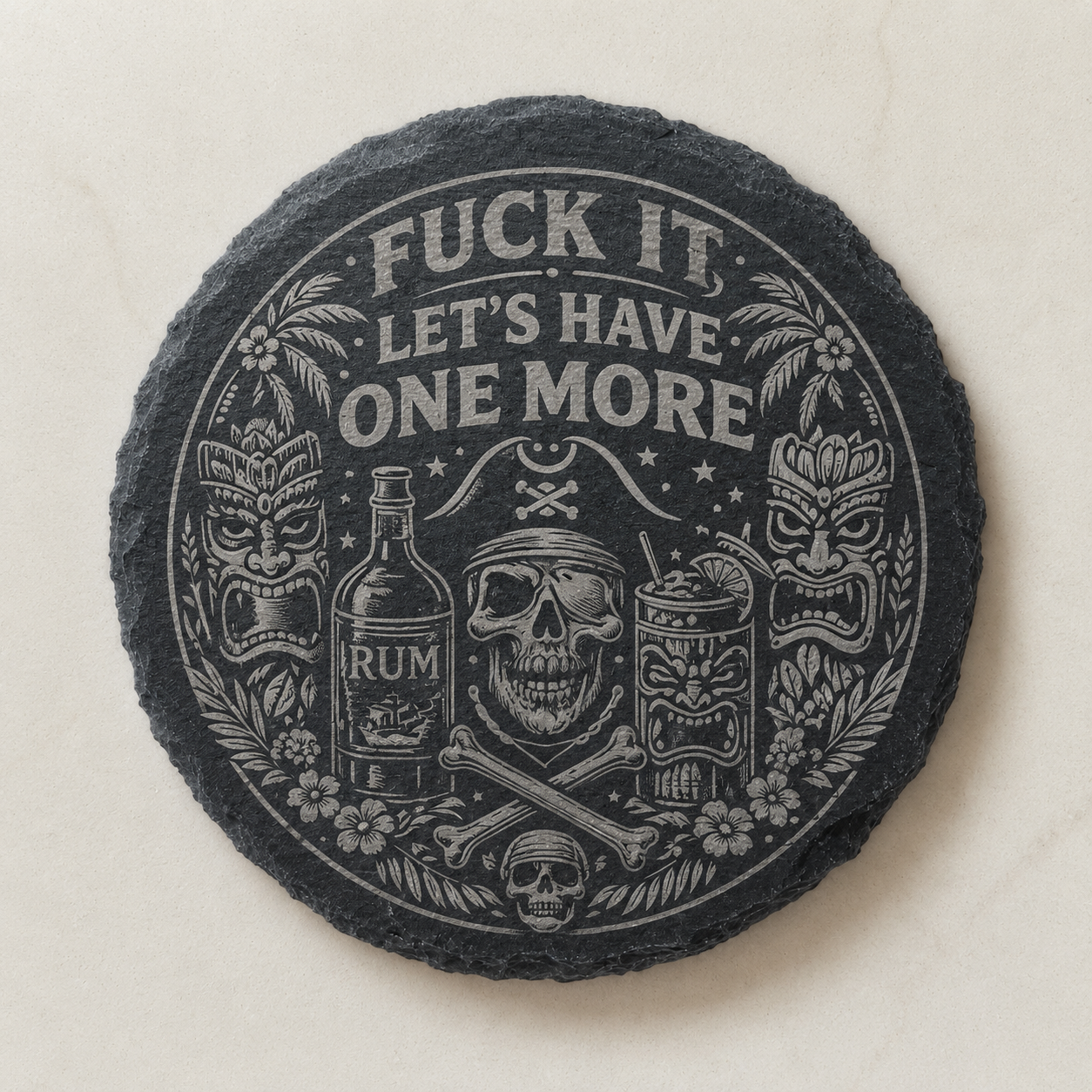 Slate Coasters Custom Engraved - Personalised/Gift/Present/Keepsake