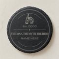 Personalised Father's Day Slate Coasters