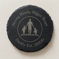 Personalised Father's Day Slate Coasters - Younger Children Designs