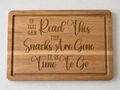 Acacia Wood Large Serving/Cutting/Charcuterie/Chopping Board - Personalised, Custom Engraved