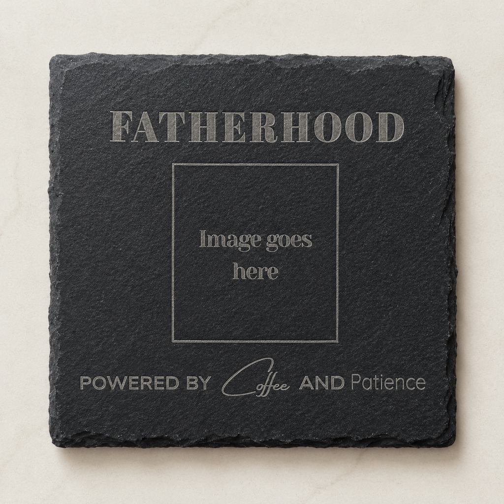 Personalised Father's Day/Birthday/Gifts for Him - Engraved Slate Coasters