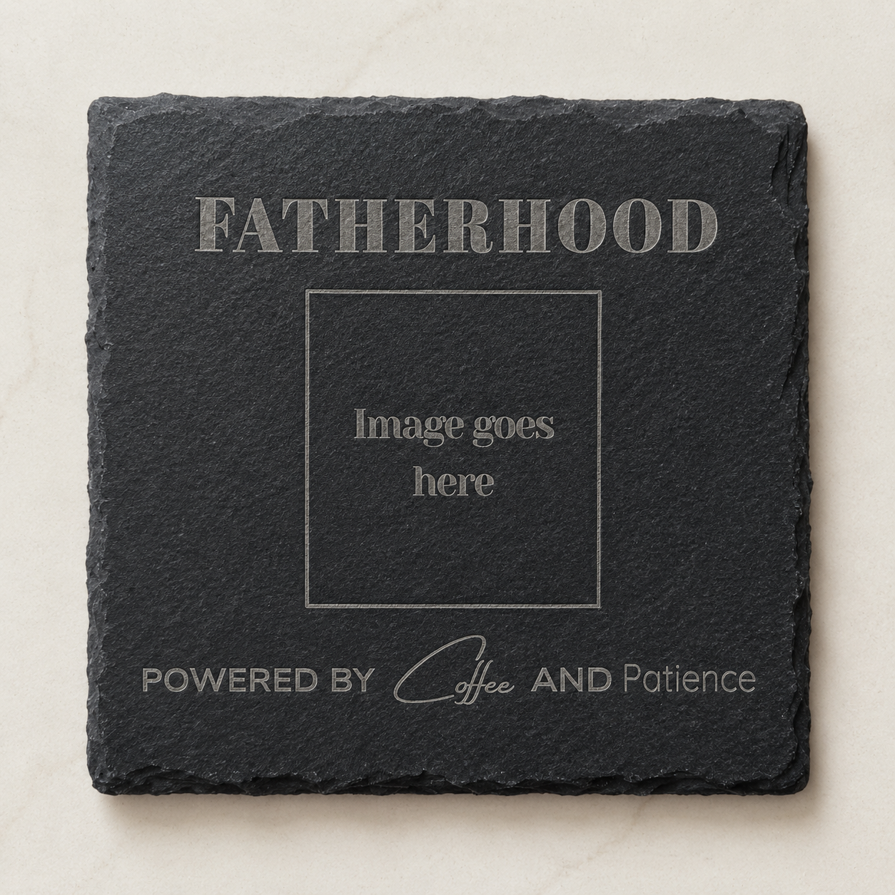 Personalised Father's Day Slate Coasters