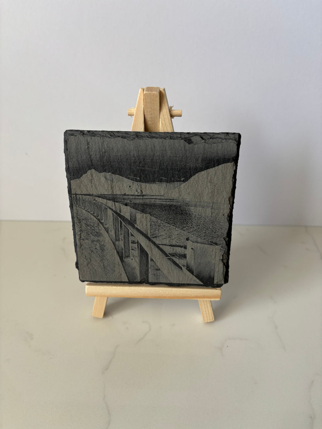 Slate Coasters Custom Engraved - Personalised/Gift/Present/Keepsake