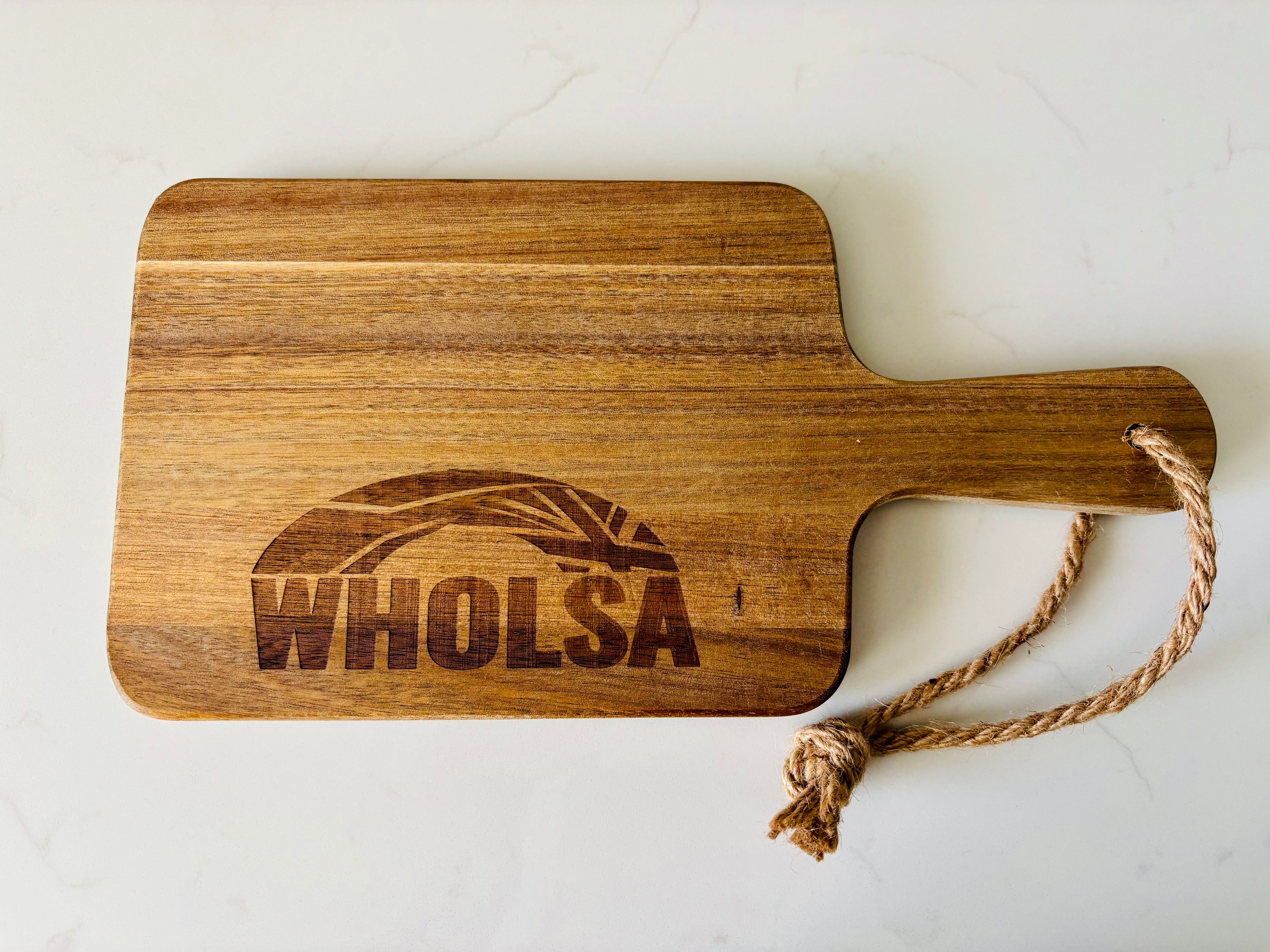 Acacia Wood Cutting/Charcuterie/Chopping Board - Business/Corporate/Logo/Branding - Custom Engraving