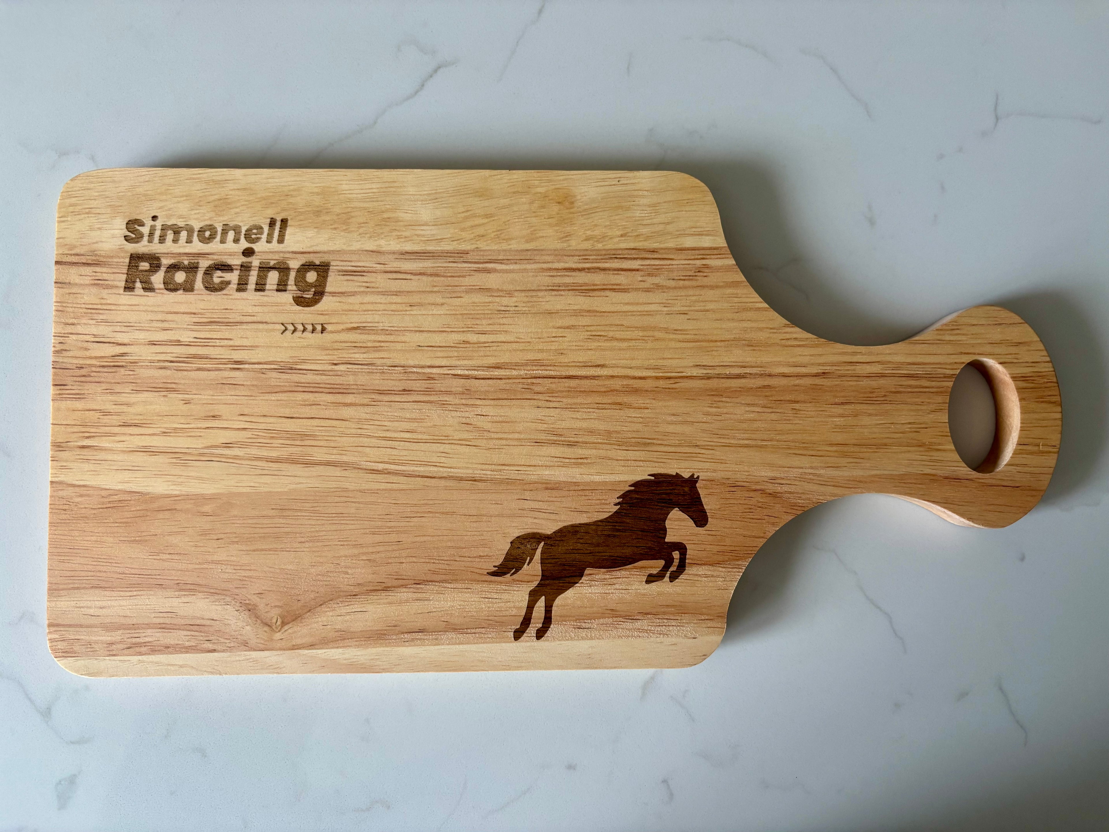 Hevea Wood Cutting/Charcuterie/Chopping Board - Business/Corporate/Logo/Branding - Custom Engraving