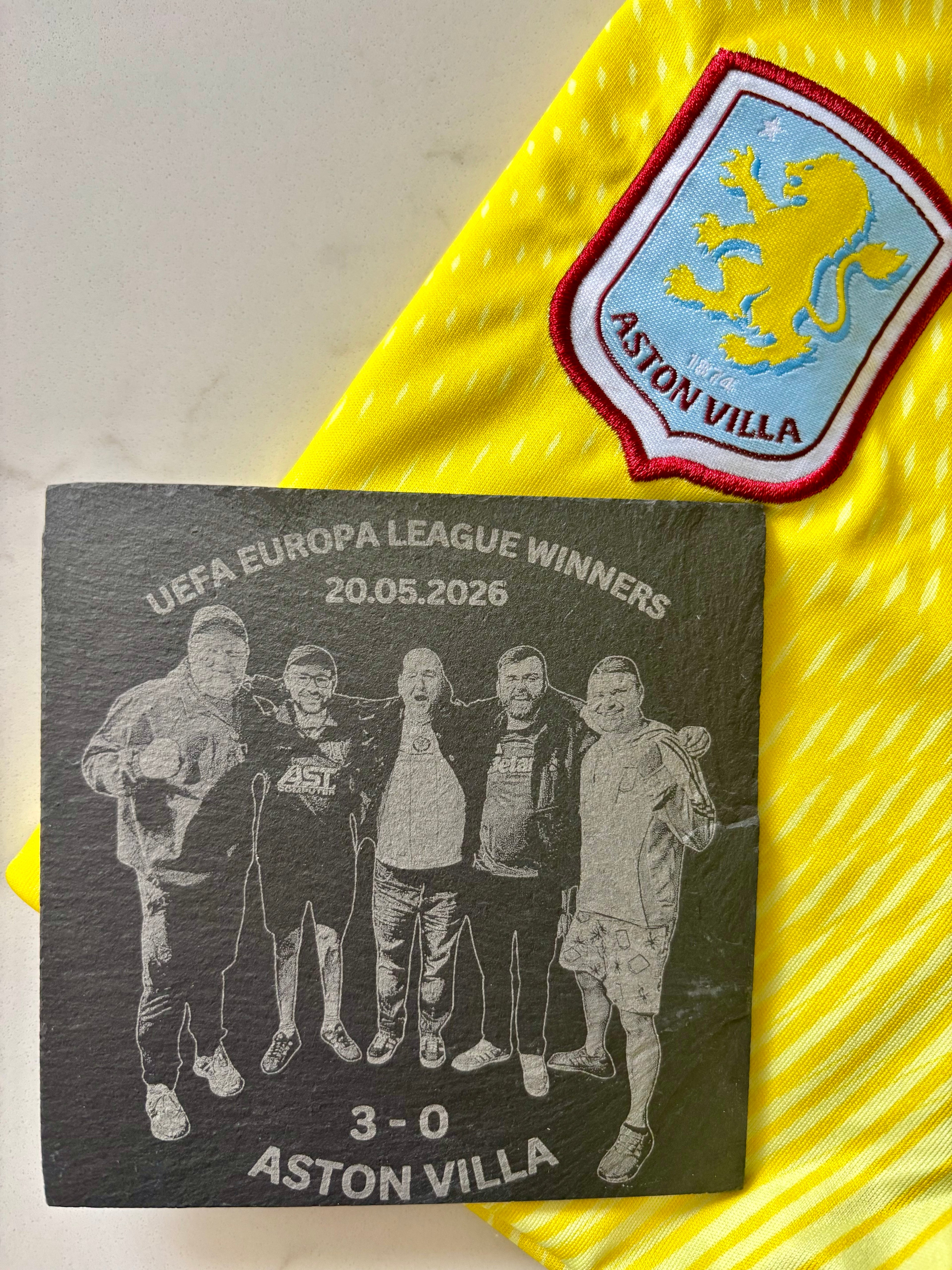 Slate Coasters Custom Engraved - Personalised/Gift/Present/Keepsake