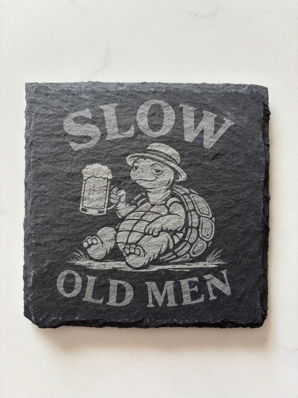 Slate Coasters Custom Engraved - Personalised/Gift/Present/Keepsake