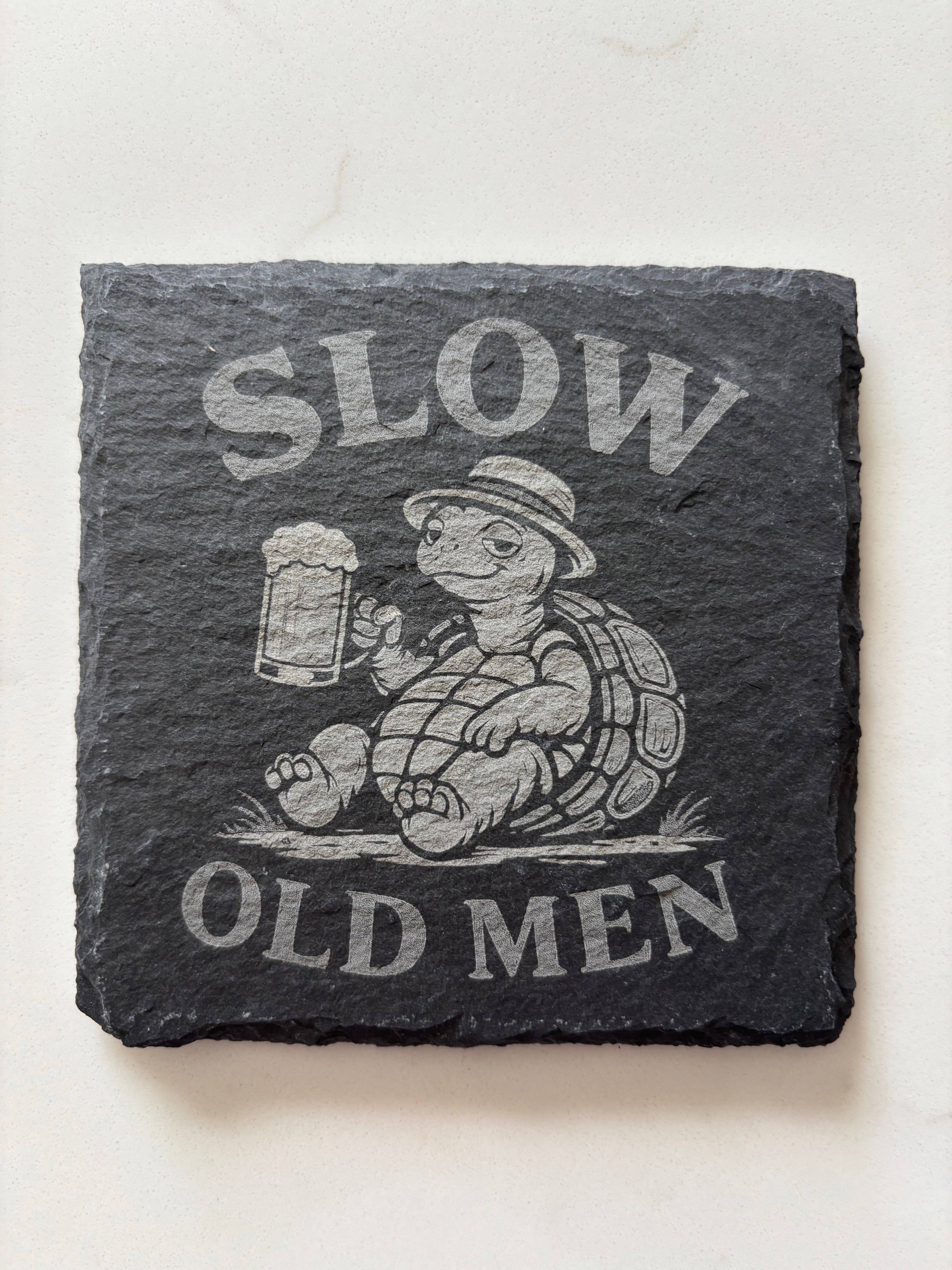 Slate Coasters Custom Engraved - Personalised/Gift/Present/Keepsake