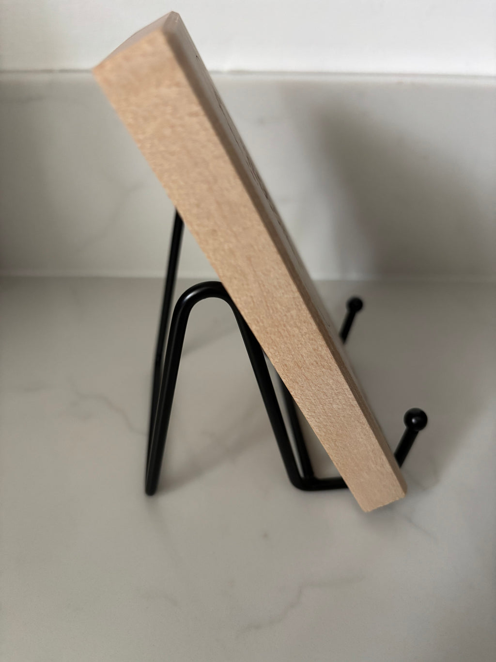 Solid Maple WiFi QR Code Plaques