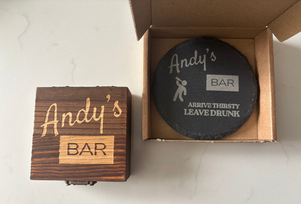 Custom Engraved/Personalised Whiskey Stones