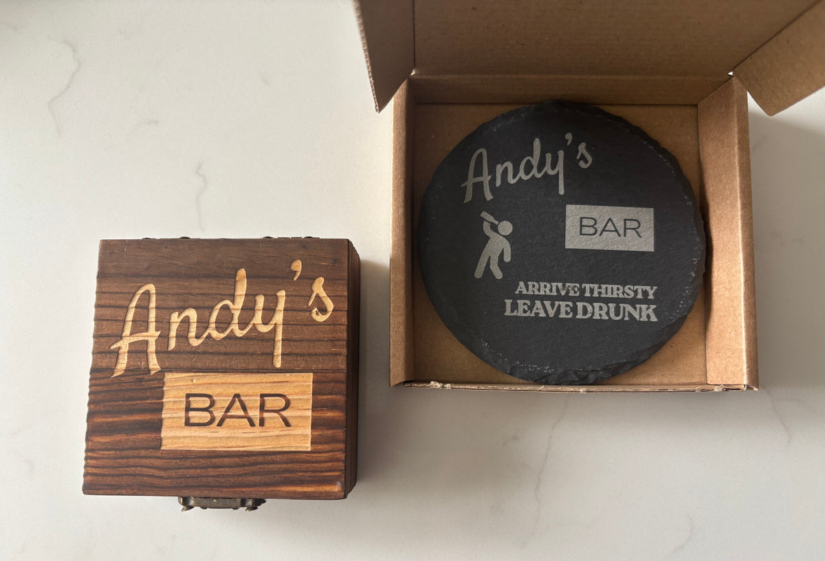Custom Engraved/Personalised Whiskey Stones